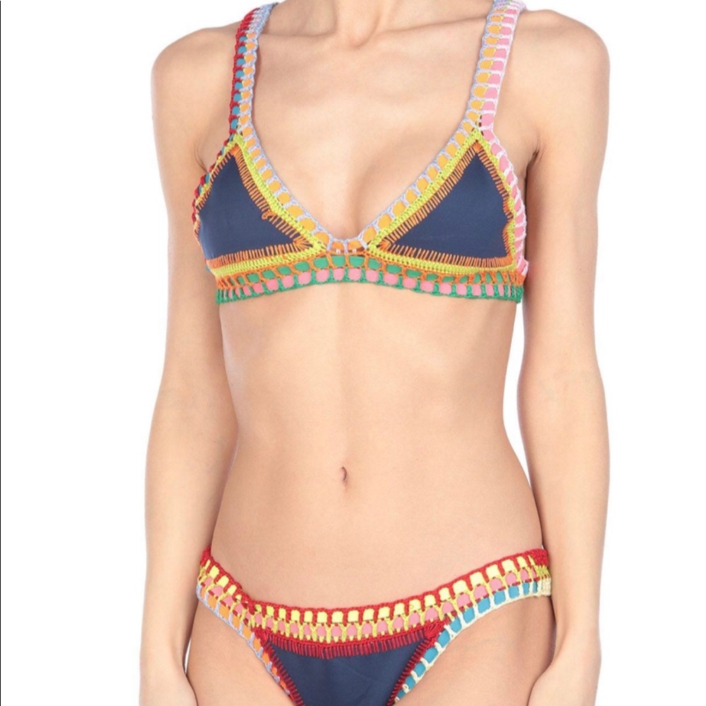 Kiini bikini navy blue size large